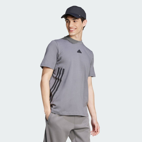 adidas Lifestyle Future Icons 3-Stripes Tee Men Grey JI6325 Image2