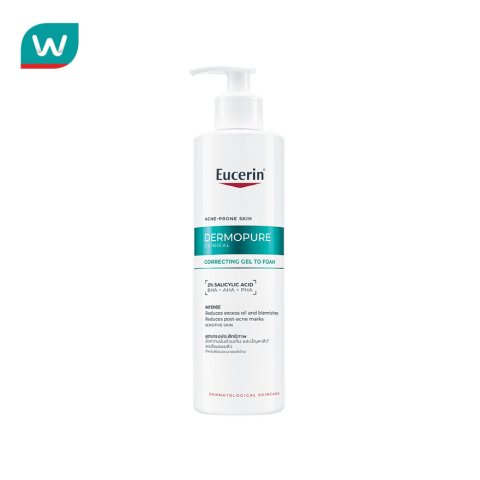 Eucerin ยูเซอริน เดอร์โมเพียว คลินิคอล คอร์เรคติ้ง เจล ทู โฟม 400 มล. Image1