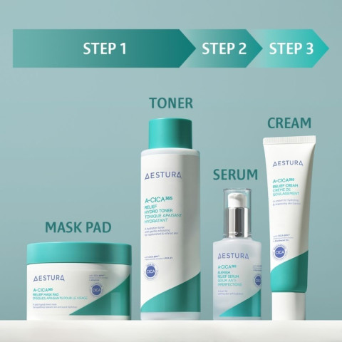 AESTURA A-Cica365 Blemish Relief Serum 40ml เอ-ซิก้า365 เบลมมิช* รีลีฟ เซรั่ม ผลิตภัณฑ์บำรุงผิวหน้า Image5