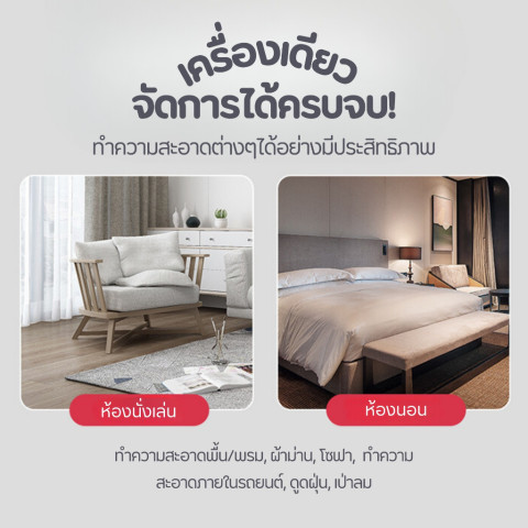 เครื่องดูดฝุ่น 1500W 15L เครื่องดูดฝุ่นอุตสาหกรรม ดูดน้ำ เป่าลม ถังสแตนเลส เครื่องดูดฝุ่นในบ้าน เครื่องดูดฝุ่นในรถยนต์ Image3