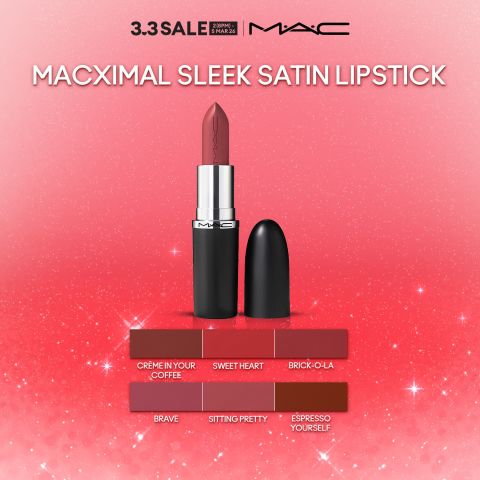 [ประหยัด 30%] MAC New! Studio Fix Powder Plus Foundation & Macximal Sleek Satin Lipstick / แมค แป้งผสมรองพื้นสูตรอัพเกรดใหม่! New! Studio Fix Powder Plus Foundation และ ลิปสติก Macximal Sleek Satin Lipstick Image4