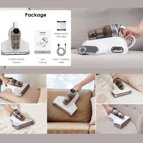 เครื่องมือกําจัดไรในครัวเรือนอัตราการฆ่าเชื้ออัลตราไวโอเลตอินฟราเรด 99.9% Image4