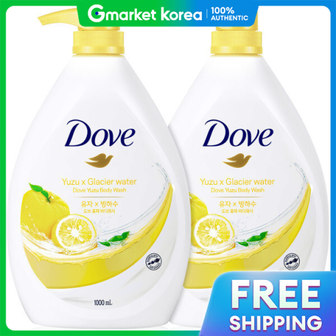 Dove(โดฟ) | ครีมอาบน้ำขนาดใหญ่ ทำความสะอาดผิวกาย ยูซู 1000 มล. แพ็ค 2 ชิ้น Image1