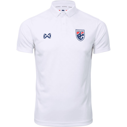 WARRIX ใหม่ล่าสุด เสื้อฟุตบอลทีมชาติไทย 2025-26 คอโปโล ลายแก้วชิงดวง Cheer Polo Jersey WA-253FBATH31 Image4