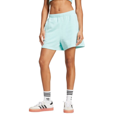 adidas Lifestyle Essentials French Terry Shorts Women Turquoise JJ3466 Image3