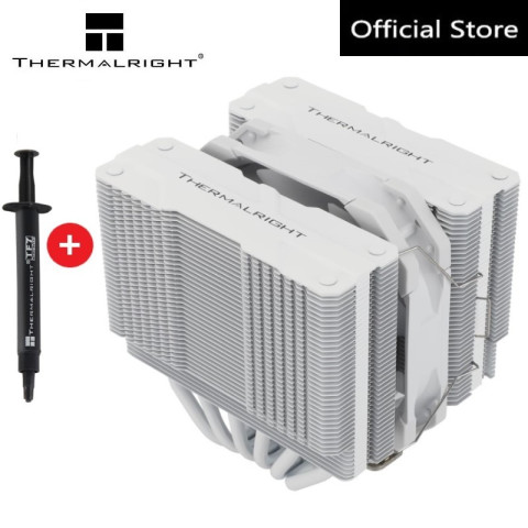 Thermalright PA120 Mini สีขาวหม้อน้ํา CPU Air Cooler 6 ท่อความร้อน 120 มม.TL-D12W PWM พัดลม 135 มม.สูง Double Towers Cooler สําหรับ AMD AM4 AM5/Intel LGA 1851/1700/1200/2011 Image8