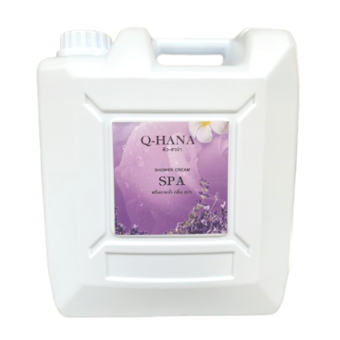 ครีมอาบน้ำ Q-HANA บรรจุแกลลอนขนาดใหญ่ (Shower cream) สบู่เหลว กลิ่นสปา 10 ลิตร. สำหรับใช้ในโรงแรม รีสอร์ท Image2