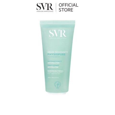 SVR Physiopure Gel Cleanser 200 ml เจลคลีนเซอร์ ทำความสะอาดผิวหน้าและล้างเครื่องสำอาง ไม่ต้องใช้สำลี สำหรับผิวบอบบาง Image2