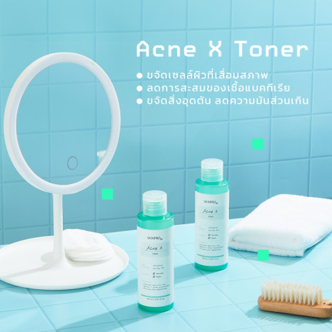SKINPRO Rx Acne X Toner โทนเนอร์ลดสิว ลดความมัน กระชับรูขุมขน ปรับผิวใส ไม่อุดตัน 150 ml. จำนวน 1 ชิ้น* Image4