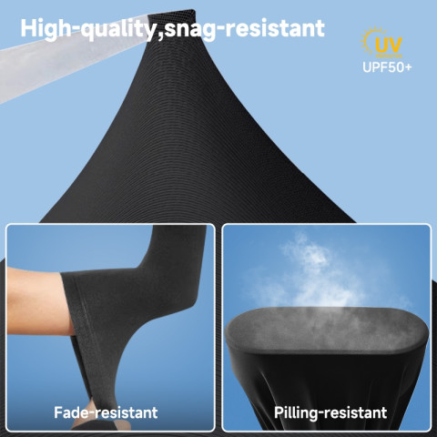 SOLOEVER ปลอกแขนผ้าเย็น ป้องกันแสงแดด ปลอกแขนเย็น ปลอกแขนป้องกัน UV ระบายอากาศ แห้งเร็ว สำหรับวิ่ง Image3