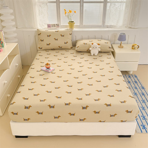 Abraca Dabra ชุด 3in1 ผ้าปูเตียงและผ้าหมอนคุณภาพสูงล่าสุด ผ้าปูที่นอนพิมพ์ลายการ์ตูนสูง 10 นิ้ว (25 ซม.) 3 ฟุต/3.5 ฟุต/5 ฟุต/6 ฟุต Image2