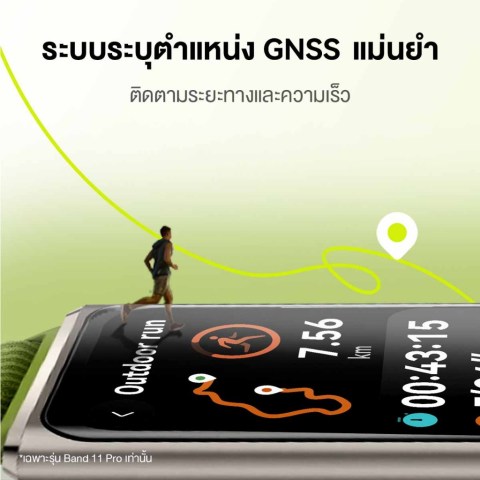 [4.4 0.00 - 01.59 | เริ่มต้น 599.-*| โค้ดลด 25%] HUAWEI Band 11 Series | สมาร์ทวอทช์ |หน้าจอสว่างคมชัดขนาดใหญ่ 1.62 นิ้ว Image2