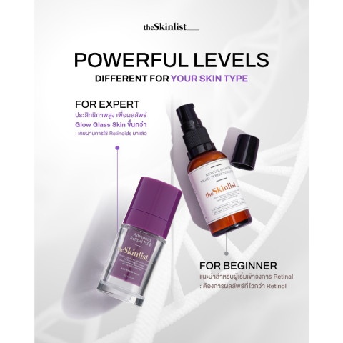 [ เรติแนล มือโปร ] THESKINLIST Advanced Retinal HPR Anti-Wrinkle Serum ขนาด 15 g - ริ้วรอย จุดด่างดำ รูขุมขน ต้านผิวแก่ Image7
