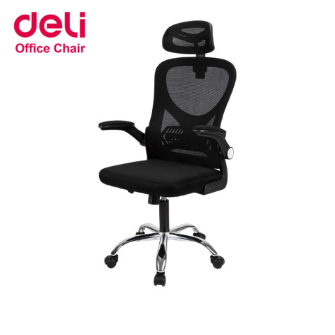 [ฟรีเบาะ]Deli เก้าอี้สำนักงาน เก้าอี้สุขภาพ Ergonomic เอนได้ ปรับพิงได้ เบาะนั่งสบาย Office Chair Image1