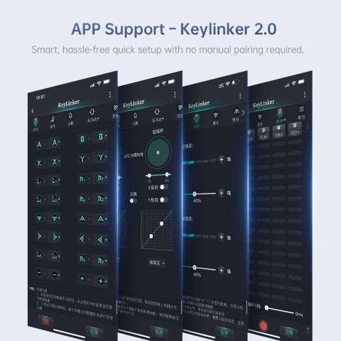 คอนโทรลเลอร์เกมไร้สาย Machenike G3 V2 Tri-Mode พร้อมแท่นชาร์จ แบตเตอรี่ Hall Effect 1000mAh สำหรับ Switch Steam PC Image7