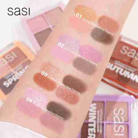 [ใหม่] sasi ศศิ เพอร์เฟกต์ เพอร์ซันนอล คัลเลอร์ อายแชโดว์ พาเลต Perfect Personal Color Eyeshadow Palette 8g. Image4