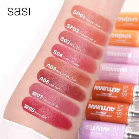 [ใหม่] sasi เพอร์เฟกต์ เพอร์ซันนอล คัลเลอร์ กลอส สติ๊ก Perfect Personal Color Gloss Stick 3 g. Image5