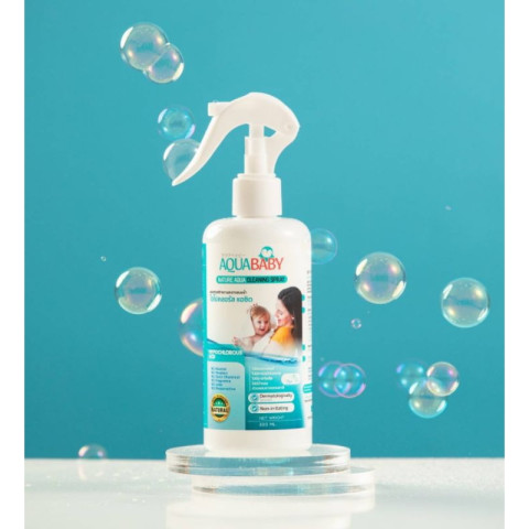 สเปรย์ทำความสะอาดผิวกายสำหรับเด็ก AQUABABY NATURE AQUA CLEANING SPRAY 300ml. Image1