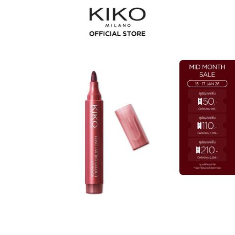 KIKO MILANO Long Lasting Colour Lip Marker ลอง ลาสติ้ง คัลเลอร์ ลิป มาร์คเกอร์ (ลิปสเตน ลิปทินท์ ลิปสติกปากกาเมจิก) Image1