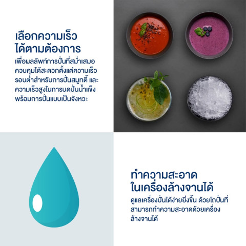 เครื่องปั่น ELECTROLUX รุ่น E3TB1-210K ความจุ 1.5 ลิตร สีดำ Image6