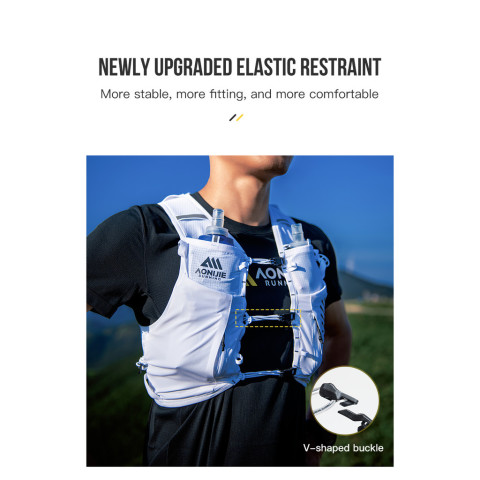 AONIJIE อาโอนิจิ ค9116ไฮเดรชั่แพ็ค10ลความจุสูงวิ่งเสื้อกั๊กไฮเดรชั่สําหรับข้ามประเทศเดินป่าปีนเขาและมาราธอน Image6