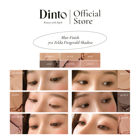 Dinto : Blur-Finish Shadow พาเลตตา 6 หลุม [Official Store] Image3