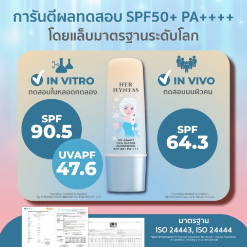 [DISNEY FROZEN] HER HYNESS SUNSCREEN กันแดด ดิสนีย์ โฟรเซ่น SPF50+ PA++++ 30ML เอลซ่า อันนา โอลาฟ Image3