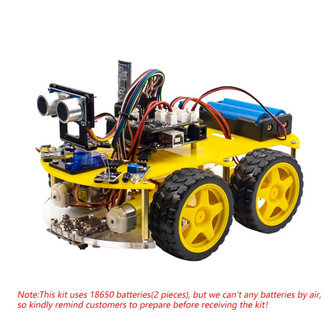 LAFVIN ชุดรถหุ่นยนต์อัจฉริยะ Arduino UNO R3 พร้อมบทเรียน รองรับ บลูทูธ สำหรับการเรียนรู้ Image7