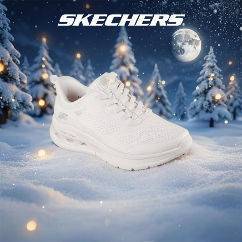 Skechers สเก็ตเชอร์ส รองเท้าลำลองผู้หญิง Women Slip-ins BOBS Sport Arc Waves 2.0 Now On Casual Shoes - 117626-OFWT Image1