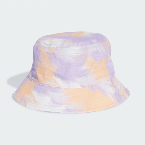 adidas ไลฟ์สไตล์ หมวกปีกรอบพิมพ์ลายทั้งใบ adidas Beach Unisex สีม่วง KA8091 Image2