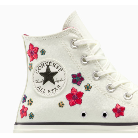 CONVERSE รองเท้า CTAS LIFT GRAPHIC FLORAL HI CREAM ผู้หญิง A15463CF_H5CMXX Image6