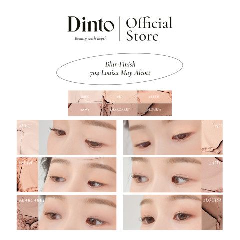 Dinto : Blur-Finish Shadow พาเลตตา 6 หลุม [Official Store] Image4