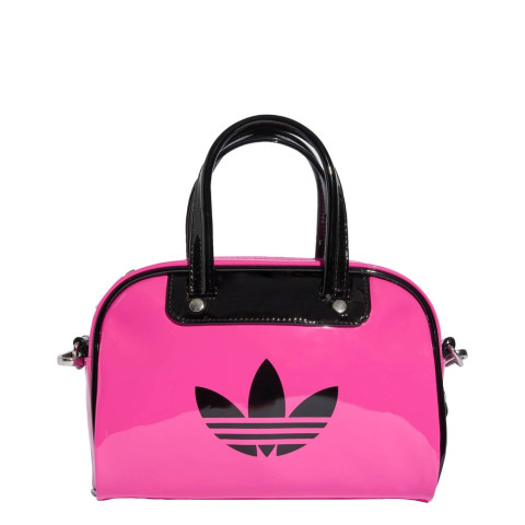 adidas ไลฟ์สไตล์ กระเป๋าโบว์ลิ่งขนาดเล็ก Adicolor Unisex สีชมพู JX0249 Image7
