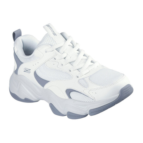 Skechers สเก็ตเชอร์ส รองเท้าลำลองผู้หญิง Women BOBS Sport Diego Casual Shoes - 117685-WHT Memory Foam Image2