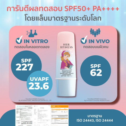 [DISNEY FROZEN] HER HYNESS SUNSCREEN กันแดด ดิสนีย์ โฟรเซ่น SPF50+ PA++++ 30ML เอลซ่า อันนา โอลาฟ Image7