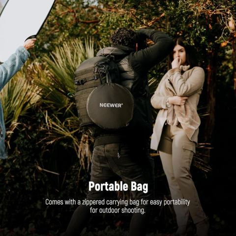 NEEWER 32"/80 ซม. 5 in 1 ชุดสะท้อนแสงแบบพับได้แบบใช้มือถือ, RF-80II Image7