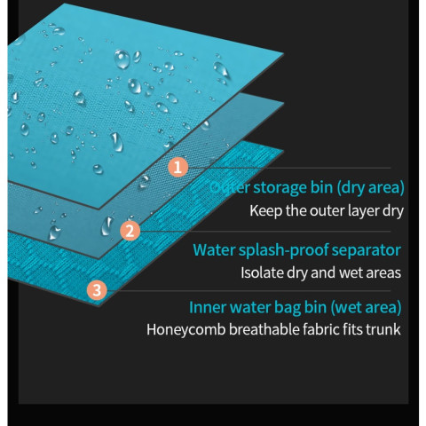 Aonijie กระเป๋าเป้สะพายหลัง เหมาะกับการพกพาเล่นกีฬา วิ่งมาราธอน C9107 Image4
