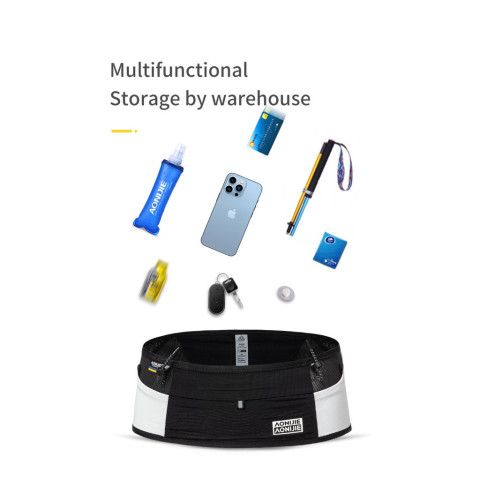 Aonijie W8121 สายเข็มขัดคาดเอว ใส่โทรศัพท์ได้ 6.8 นิ้ว 250 มล. สําหรับวิ่งจ๊อกกิ้ง เดินป่า มาราธอน Image6