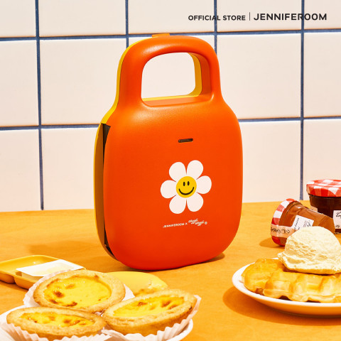 Jenniferoom x Wiggle Wiggle เครื่องทำแซนด์วิช รุ่น JRKTH-SM0601OG-B Image3