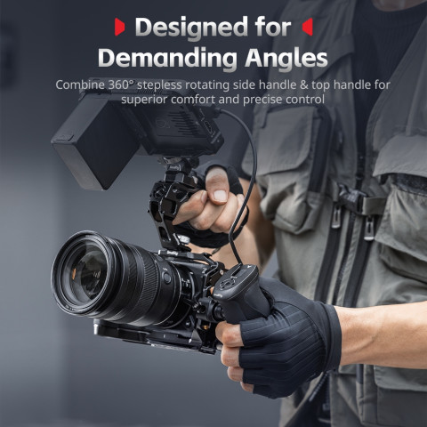 SmallRig สําหรับ Nikon ZR Cage Kit / แผ่นเมาท์รูปตัว L พร้อมที่จับซิลิโคน#5647#5466#5468#54675467 Image5