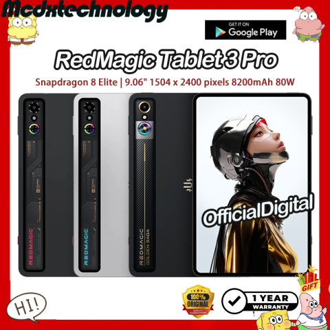 Global ROM RedMagic Tablet 3 Pro RedMagic Astra RedMagic Gaming Tablet Snapdragon 8 Elite 9.06"  | รับประกัน 12 เดือน Image1
