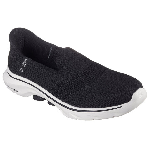 Skechers สเก็ตเชอร์ส รองเท้าผู้หญิง Women GOwalk 7 GOwalk Shoes - 125258-BKW - Air-Cooled Memory Foam Image2