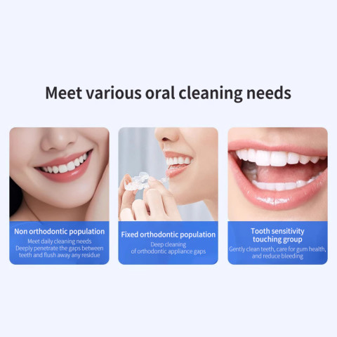 DOCO LAB Portable Mini Oral Irrigator Dental Teeth Water Flosser ไหมขัดฟันพลังน้ำ เครื่องทำความสะอาดฟันระบบไฟฟ้า Image7
