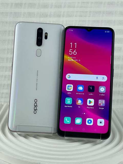 มือถือoppo A5(2020) จอ 6.5 ram3 rom64 Android 10แบต5000 พร้อมใช้งานได้ทุกแอพทุกเครือข่าย ฟรีชุดชาร์จ Image4