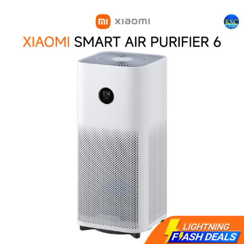 ส่งด่วน Xiaomi Mi Smart Air Purifier 6 เครื่องฟอกอากาศ เซ็นเซอร์ฝุ่น ขจัดเชื้อด้วย UVC Image1