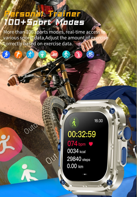 Z85สมาร์ทวอท์ชสูงสุดสำหรับ ผู้ชายผู้หญิงสายนาฬิกาข้อมืออัจฉริยะสำหรับผู้ชายสาย IP68กันน้ำนาฬิกาข้อมือฟิตเนส Image3