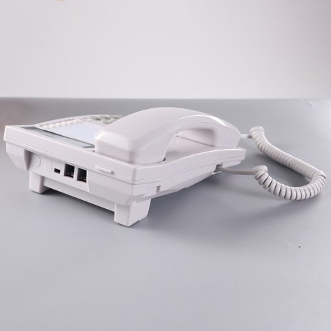 (ขายดี)LEBOSS KX-6001 โทรศัพท์ตั้งโต๊ะ โทรศัพท์สำนักงาน พร้อมหมายเลขผู้โทร/การโทรแบบแฮนด์ฟรี โทรศัพท์มีสายสายเดียว Image6