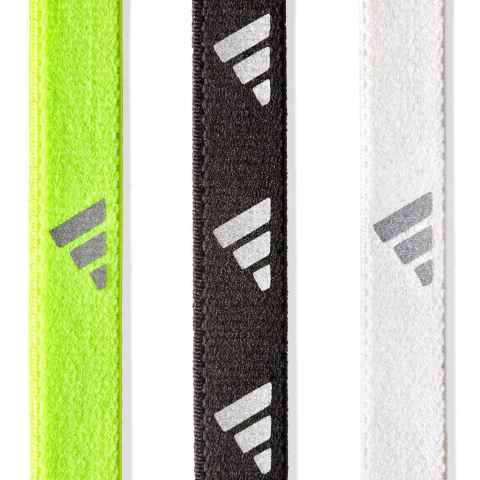adidas ที่คาดผม เขียวมะนาว, ขาว, เงินสะท้อนแสง / Hairbands Lucid Lemon, White, Silver Reflective Image3
