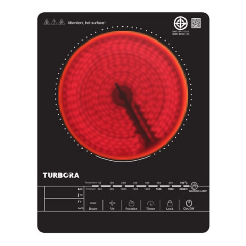 (ส่งฟรี) TURBORA เตาไฟฟ้าอินฟราเรด รุ่น IF-010A Image3