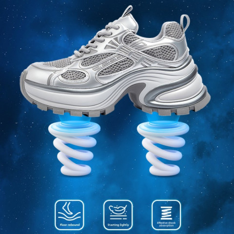 CAMEL CROWN รองเท้า Chuckty สตรี ดีไซน์ chunky sole เพิ่มความสูงให้คุณ Image7